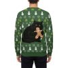 Gingerbread Black Cat Ugly Christmas Sweater 2