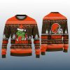 Grnch Love Browns Ugly Christmas Sweater