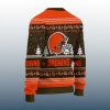 Grnch Love Browns Ugly Christmas Sweater 3