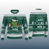 Grnch Love Jets Ugly Christmas Sweater