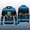 Grnch Love Panthers Ugly Christmas Sweater