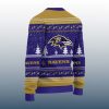 Grnch Love Ravens Ugly Christmas Sweater 3