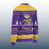 Grnch Love Vikings Ugly Christmas Sweater 3