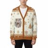 Huh Cat Chonky Ben Meme Ugly Christmas Cardigan 3
