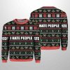 I Hate People Christmas Ugly Sweater