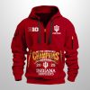 Indiana Big Ten Championship 2025 Hoodie Half Zipper