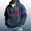 Indians Est 1894 Quarter Zip Waffle Hoodie 6