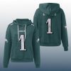J.H 1 Eagles Signature Waffle Hoodie