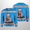 Jared Goff Dan Campbell Detroit Football Ugly Christmas Sweater