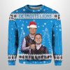 Jared Goff Dan Campbell Detroit Football Ugly Christmas Sweater 2