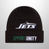 Jets 2025 Opportunity Inspire Change Beanie Hat 2