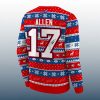 Josh Allen Bills 2025 Christmas Ugly Sweater 3