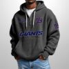 Giants Est 1925 Half Zip Waffle Hoodie1