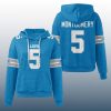 Lions David Montgomery 5 Waffle Hoodie
