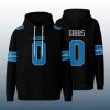 Lions Jahmyr Gibbs 0 Waffle Hoodie 2