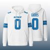 Lions Jahmyr Gibbs 0 Waffle Hoodie 3