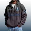 Mariners Est 1977 Quarter Zip Waffle Hoodie 3