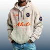 Mets Est 1962 Quarter Zip Waffle Hoodie 2