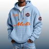 Mets Est 1962 Quarter Zip Waffle Hoodie 4