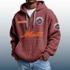 Mets Est 1962 Quarter Zip Waffle Hoodie 7