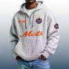 Mets Est 1962 Quarter Zip Waffle Hoodie 8