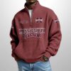 Mississippi State Est 1895 Waffle Stand Collar Half Zip Sweatshirt