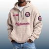Nationals Est 1969 Quarter Zip Waffle Hoodie 7