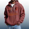 Orioles Est 1894 Quarter Zip Waffle Hoodie 7