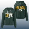 Packers All You Need Is Love 10 Waffle Hoodie