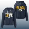 Packers All You Need Is Love 10 Waffle Hoodie 2