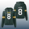 Packers Josh Jacobs 8 Waffle Hoodie