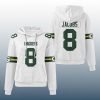 Packers Josh Jacobs 8 Waffle Hoodie 2