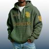 Padres Est 1969 Quarter Zip Waffle Hoodie 4