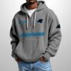 Panthers Est 1993 Half Zip Waffle Hoodie2