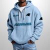 Panthers Est 1993 Half Zip Waffle Hoodie4