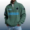 Panthers Est 1993 Stand Collar Half Zip Waffle Sweatshirt 3