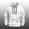 Patriots 2026 White Out Quarter Zip Hoodie 2