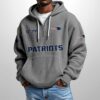 Patriots Est 1959 Half Zip Waffle Hoodie2
