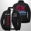 Patriots Est 1960 6X Champions Winter Warm Quilted Jacket 3