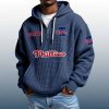 Phillies Est 1883 Quarter Zip Waffle Hoodie 2