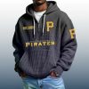Pirates Est 1882 Quarter Zip Waffle Hoodie