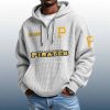 Pirates Est 1882 Quarter Zip Waffle Hoodie 8