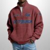 Pittsburgh Est 1890 Waffle Stand Collar Half Zip Sweatshirt 4