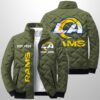 Rams Est 1937 Winter Warm Quilted Jacket 3