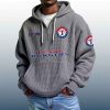 Rangers Est 1961 Quarter Zip Waffle Hoodie 6
