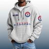 Rangers Est 1961 Quarter Zip Waffle Hoodie 8