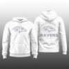 Ravens 2026 White Out Hoodie Joggers Cap 2