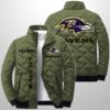 Ravens Est 1996 Winter Warm Quilted Jacket 2