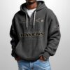 Ravens Est 1998 Half Zip Waffle Hoodie2