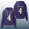 Ravens Zay Flowers 4 Waffle Hoodie